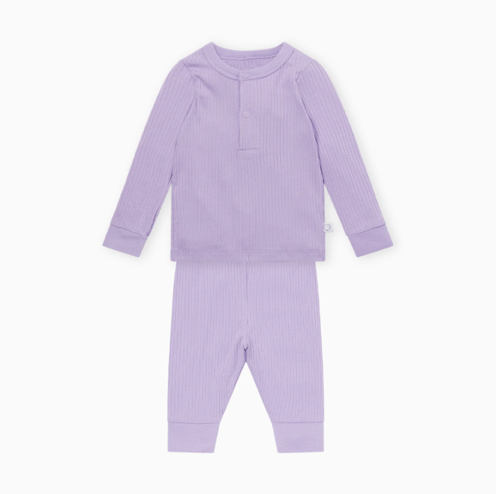 Ribbed Pyjamas - Lilac