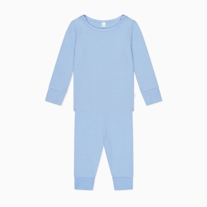 Ribbed Pyjamas - Hydrangea