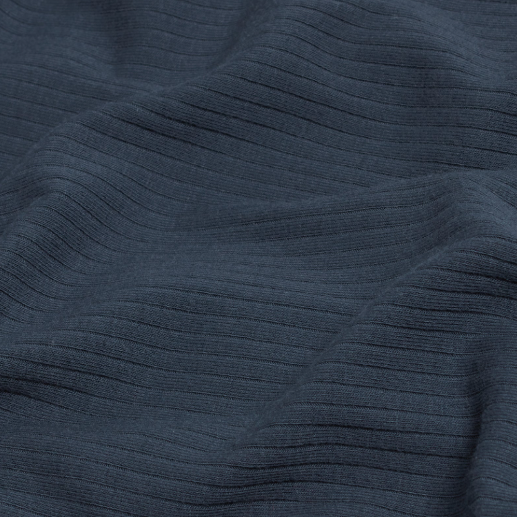 Ribbed Clever Zip Sleepsuit - Navy